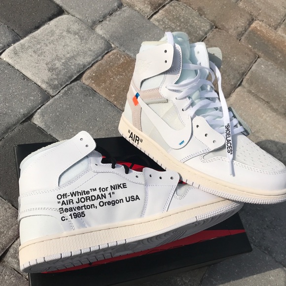 off white triple white jordan 1